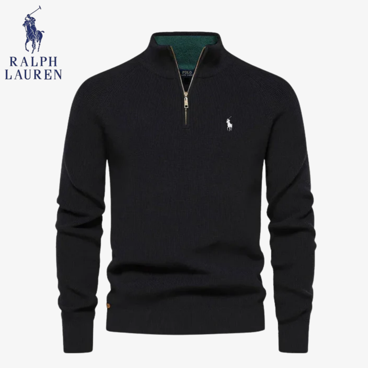 RL Wool Quarter-Zip Jumper | Clearance Sale