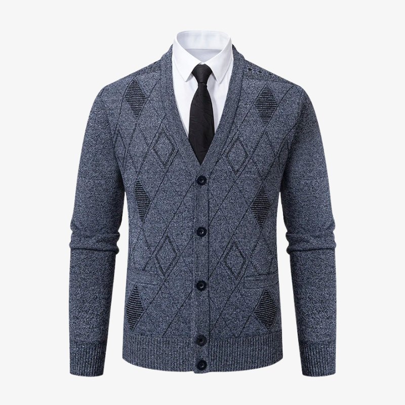 The St. Andrews Argyle Knit Cardigan