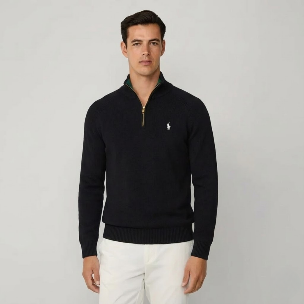 RL Wool Quarter-Zip Jumper | Clearance Sale