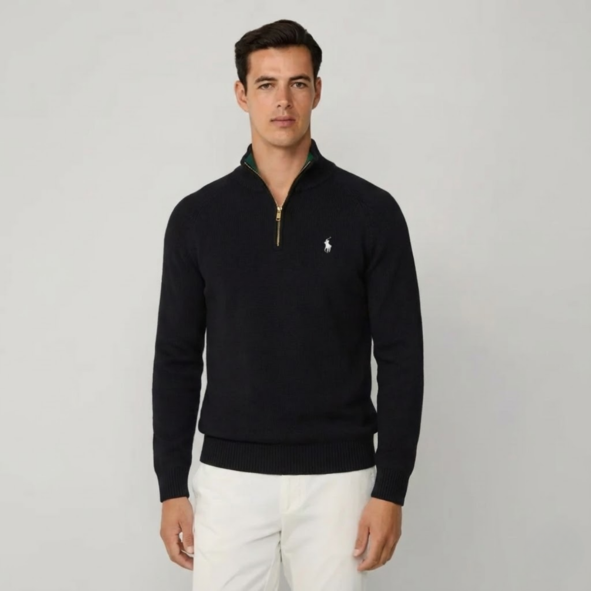 RL Wool Quarter-Zip Jumper | Clearance Sale