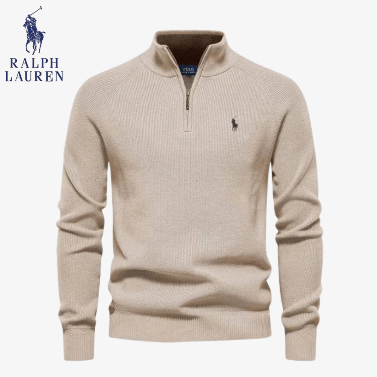 RL Wool Quarter-Zip Jumper | Clearance Sale
