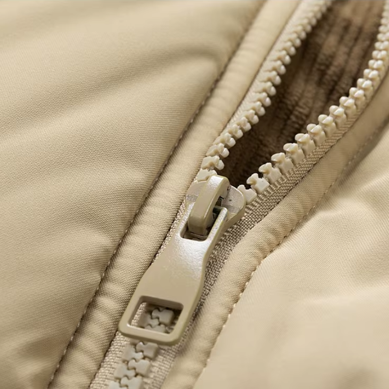 The Hackney Cord-Yoke Puffer Jacket
