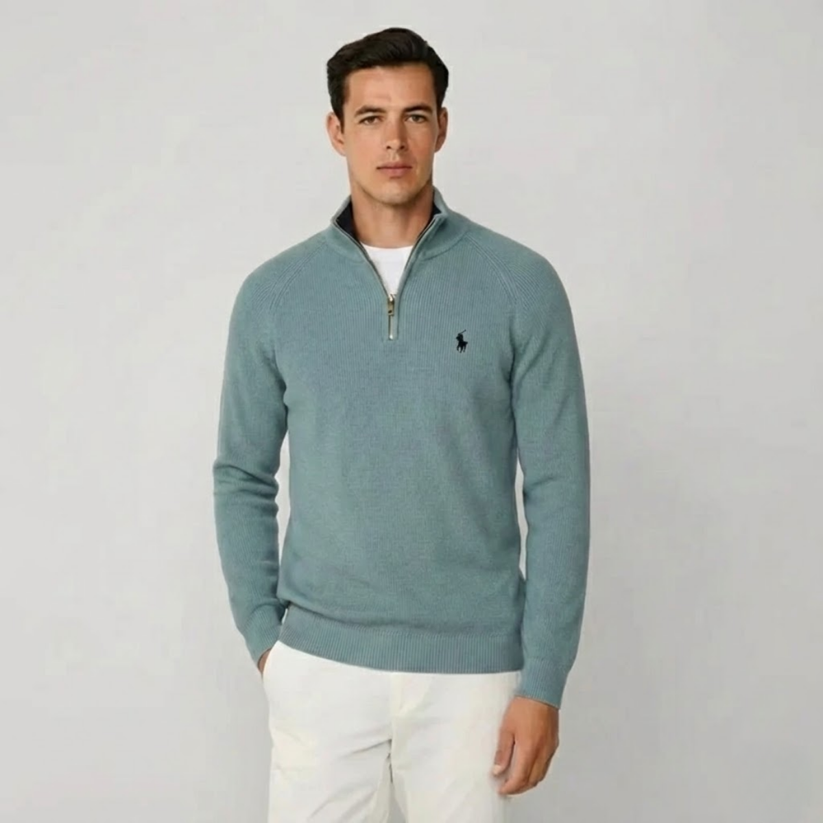 RL Wool Quarter-Zip Jumper | Clearance Sale