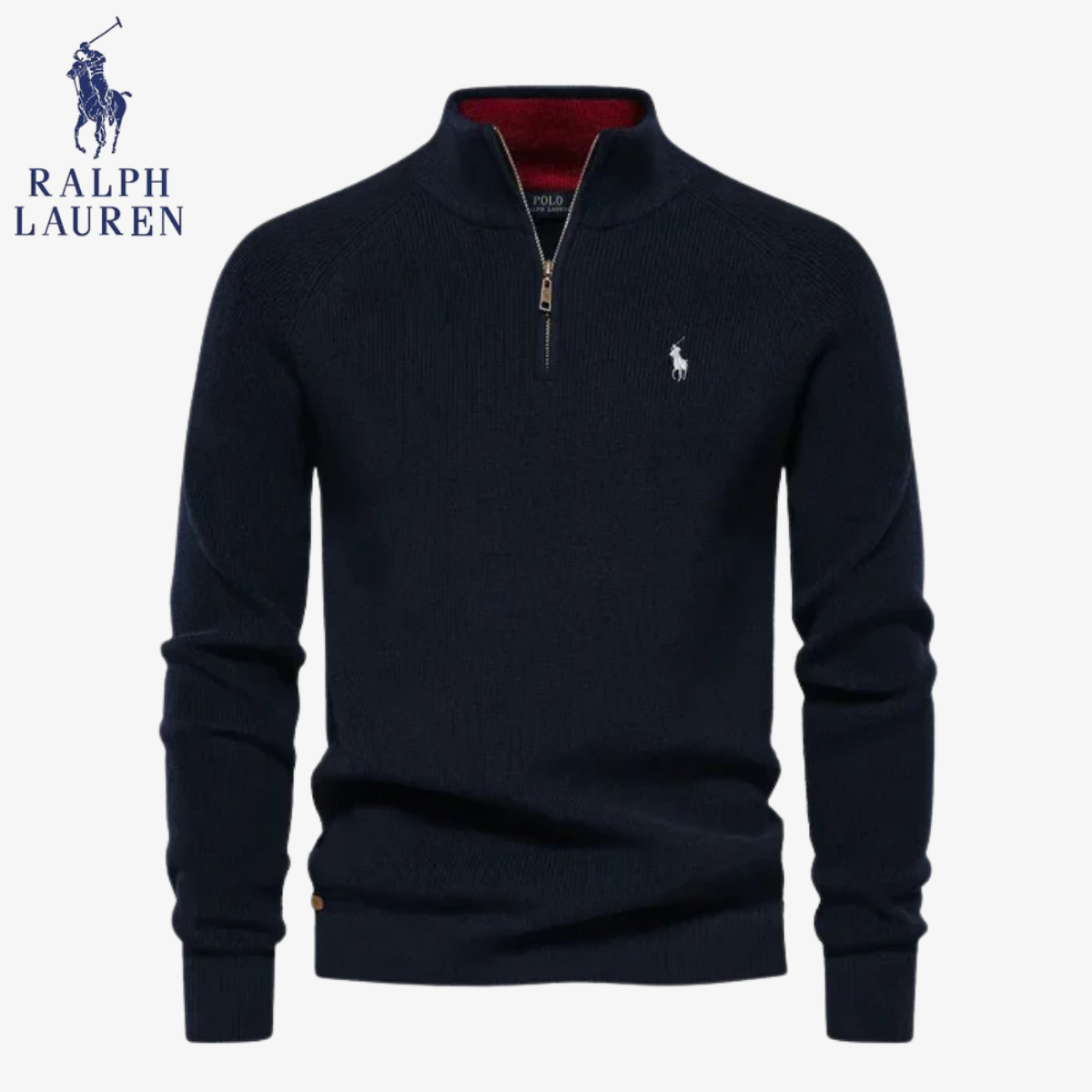 RL Wool Quarter-Zip Jumper | Clearance Sale